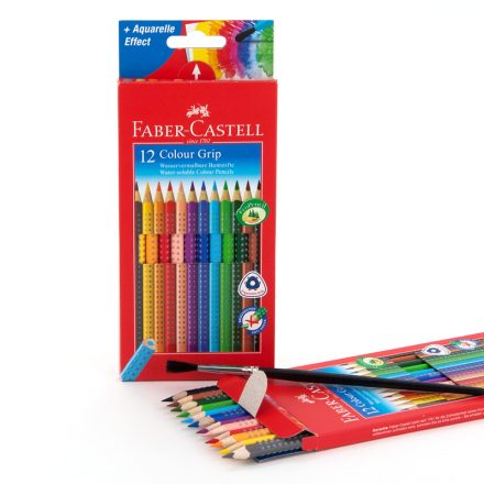 Faber-Castell 12 db-os színesceruza, 112412 Grip