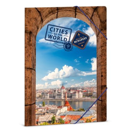 Ars Una Cities-Budapest A/4 gumis dosszié