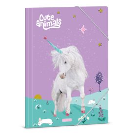 Ars Una Cute animals-Unicorn A/4 gumis dosszié