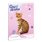 Ars Una Cuki Állatok-Bengáli macska A/5 négyzethálós füzet 27-32