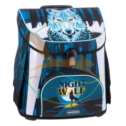 Ars Una Nightwolf mágneszáras iskolatáska
