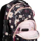 Ars Una Flowery black hátizsák AU-2