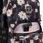 Ars Una Flowery black hátizsák AU-14