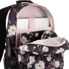 Ars Una Flowery black hátizsák AU-14