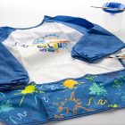 Ars Una vízálló hosszú ujjú festőkötény - Blue Splash