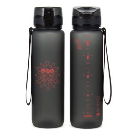   Ars Una BPA-mentes motivációs kulacs matt - 1000 ml - Dark gray