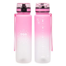   Ars Una BPA-mentes színátmenetes motivációs kulacs matt - 1000 ml - Candy floss