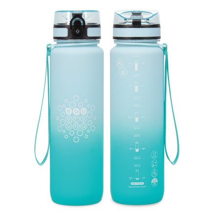 Ars Una BPA-mentes színátmenetes motivációs kulacs matt - 1000 ml - Ice