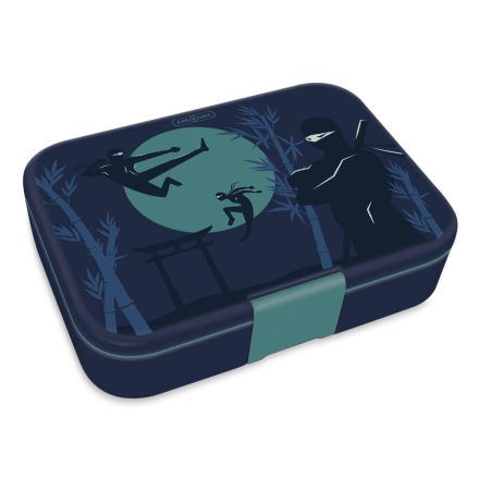 Ars Una prémium, osztott uzsonnás doboz Ninjas in the dark