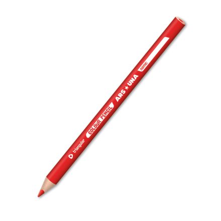 Ars Una háromszögletű színes ceruza, Jumbo - piros