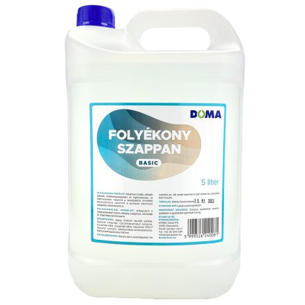 Folyékony Szappan Basic 5000 ml (Doma Clean)