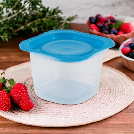VIXI Frissentartó edény fedővel kék magas - 900 ml (1 db)