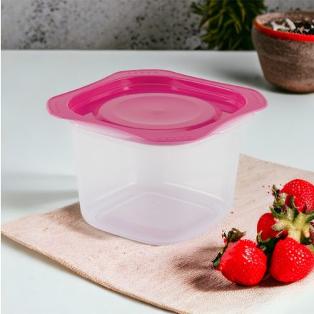 VIXI Frissentartó edény fedővel pink magas - 900 ml (1 db)