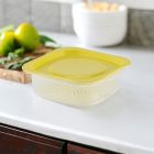 VIXI Frissentartó edény rácsbetéttel lapos zöld - 900 ml