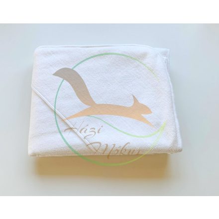 VIXI Gyermek kapucnis fürdőlepedő fehér (90x90)